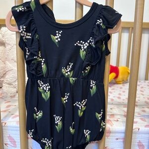 Kyte Baby Midnight Lily Bubble Romper